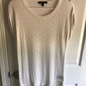 Banana Republic, White, Short Sleeve Top